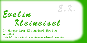 evelin kleineisel business card